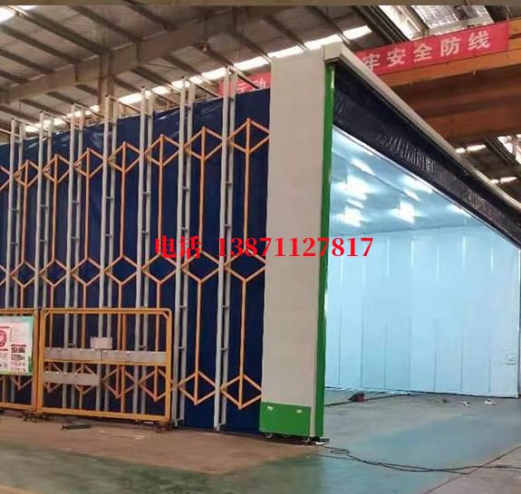 武汉自动快钢结构厂移动伸缩房